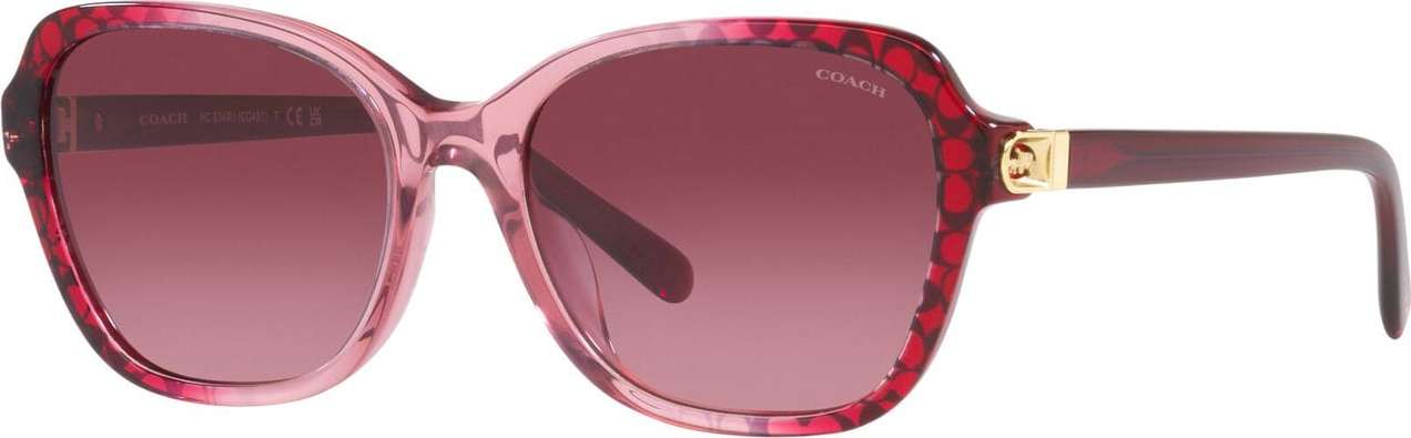 COACH Sluneční brýle '0HC8349U5650028G' růžová / rubínově červená