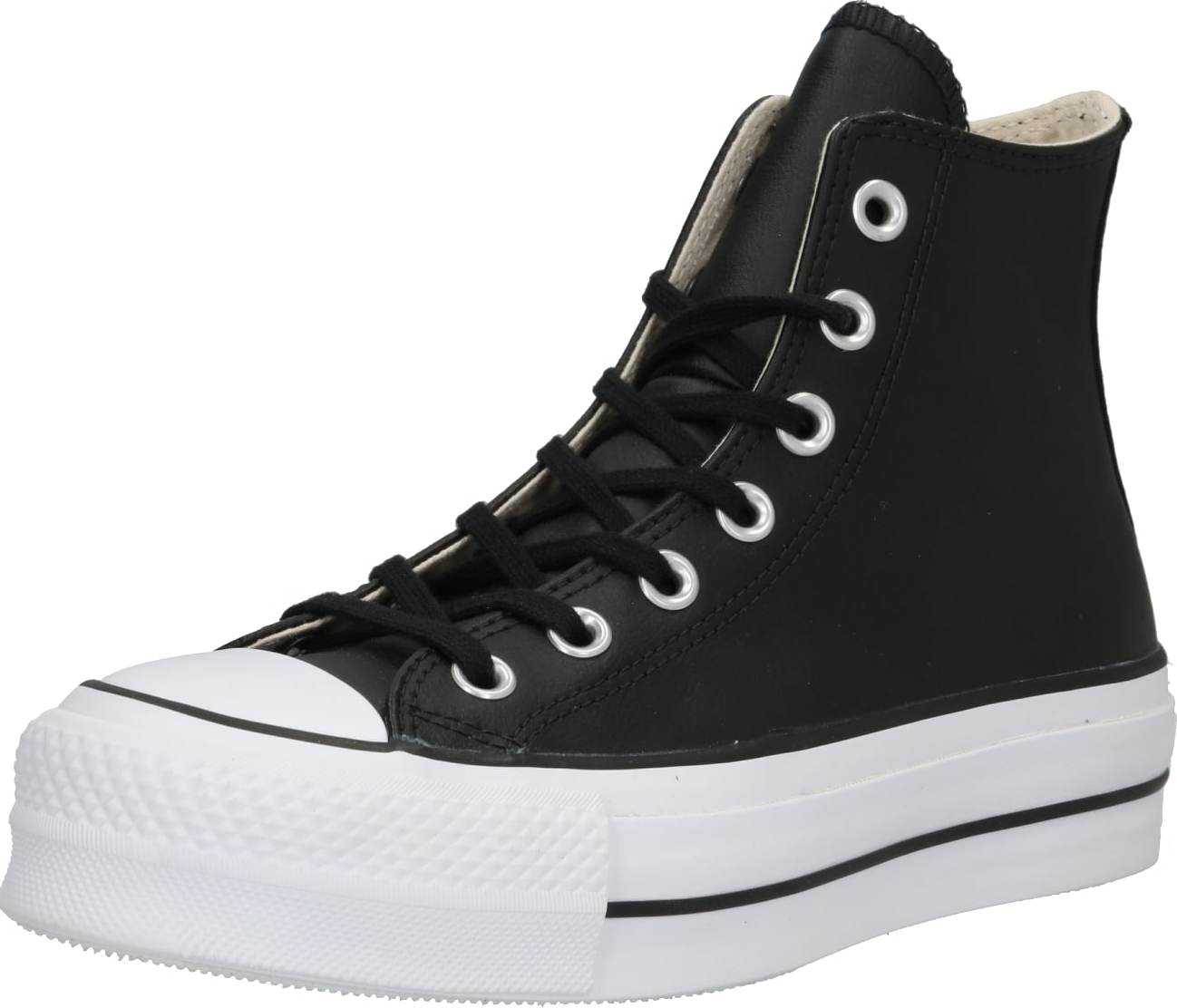 CONVERSE Kotníkové tenisky 'CHUCK TAYLOR ALL STAR LIFT CLEAN - HI' černá