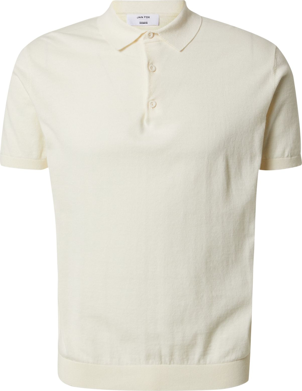 DAN FOX APPAREL Tričko 'Jay' přírodní bílá