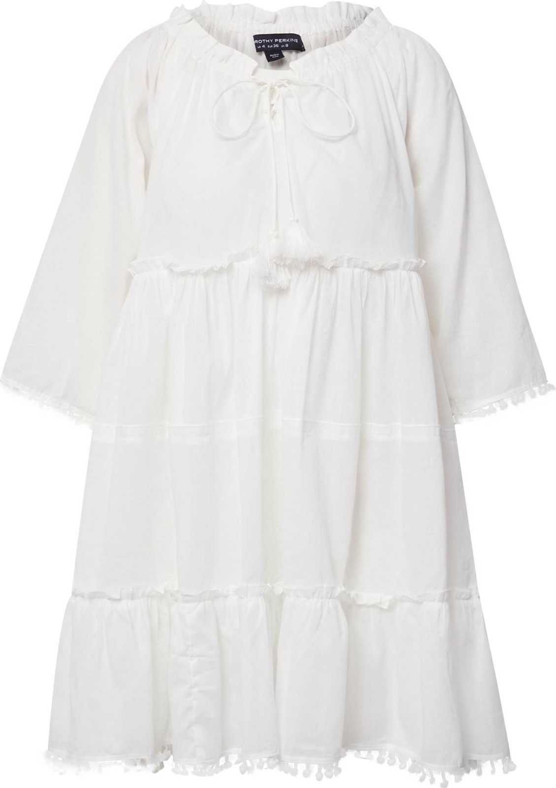 Dorothy Perkins Plážové šaty bílá
