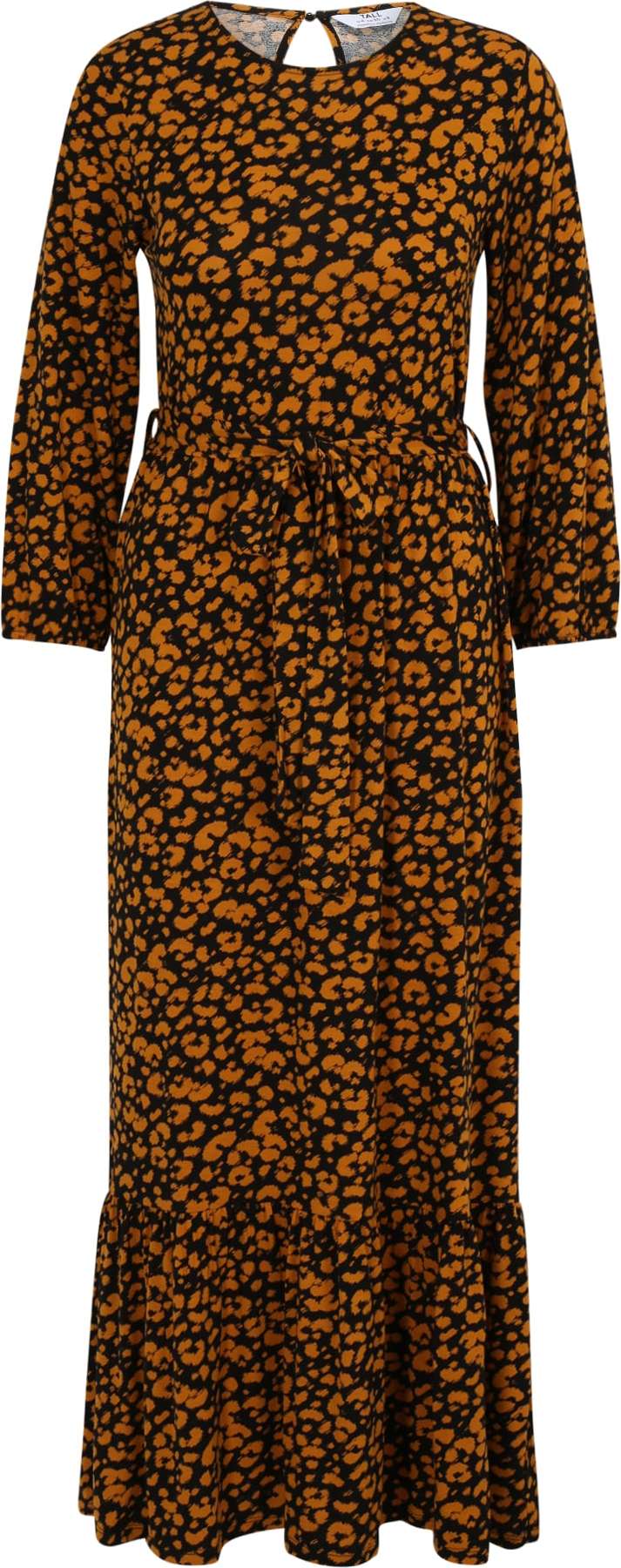 Dorothy Perkins Tall Šaty jasně oranžová / černá