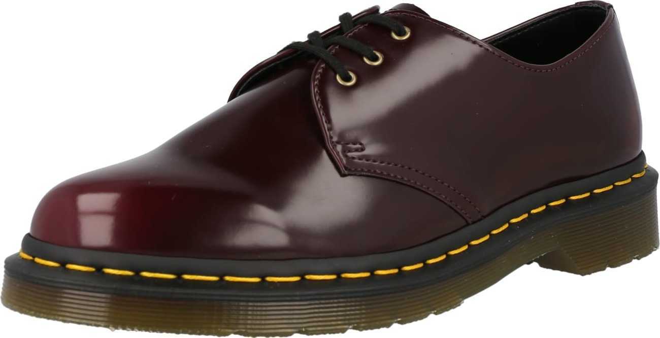 Dr. Martens Šněrovací boty 'Vegan 1461' bordó