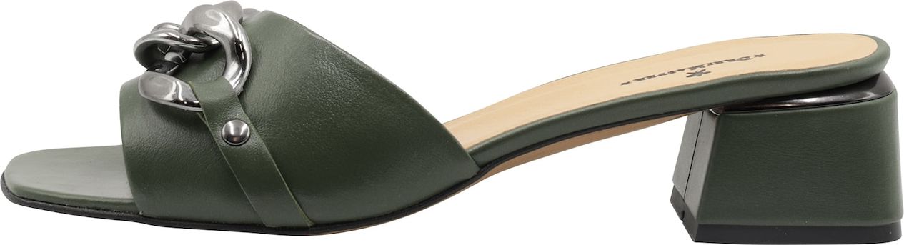 DreiMaster Klassik Pantofle tmavě zelená