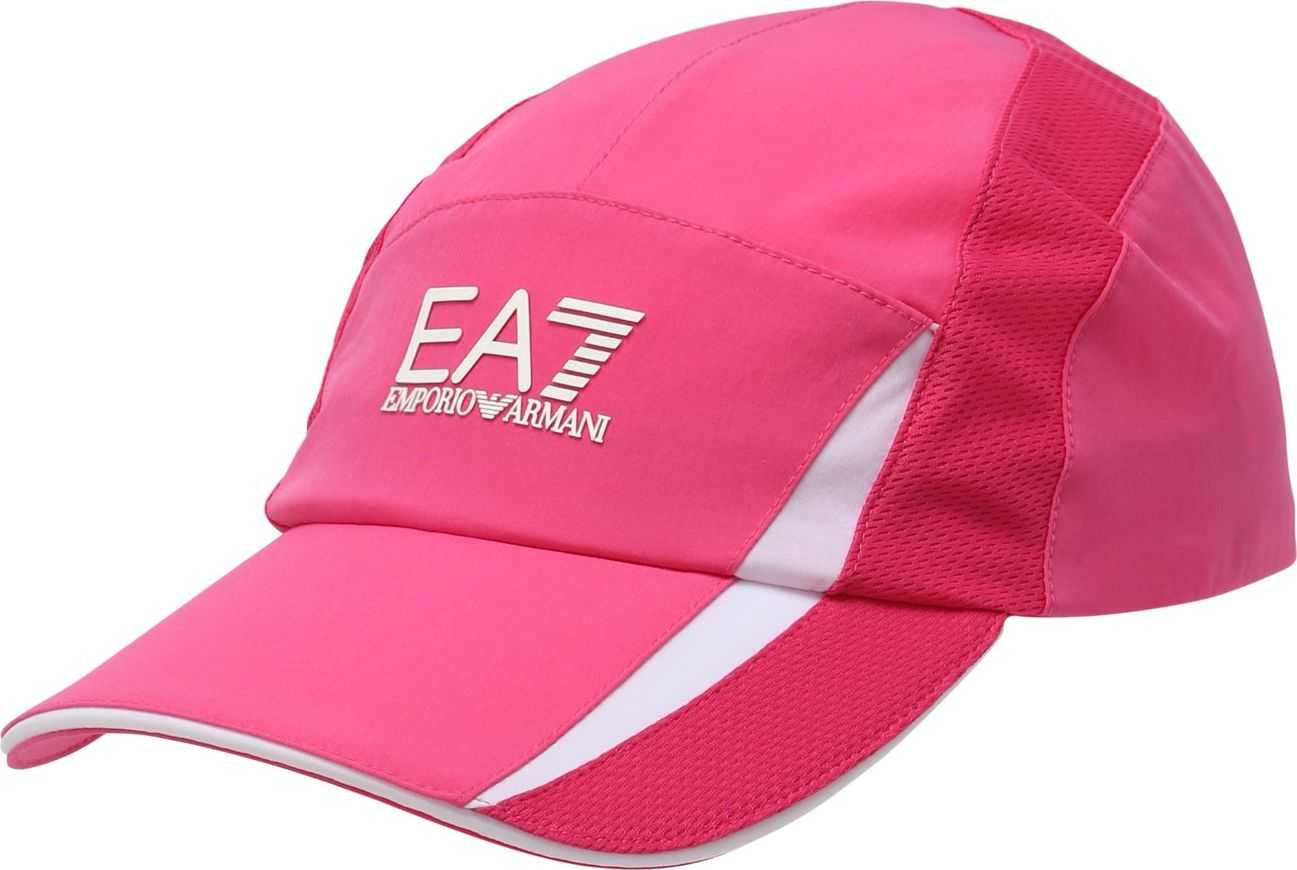 EA7 Emporio Armani Čepice pink / světle růžová / bílá