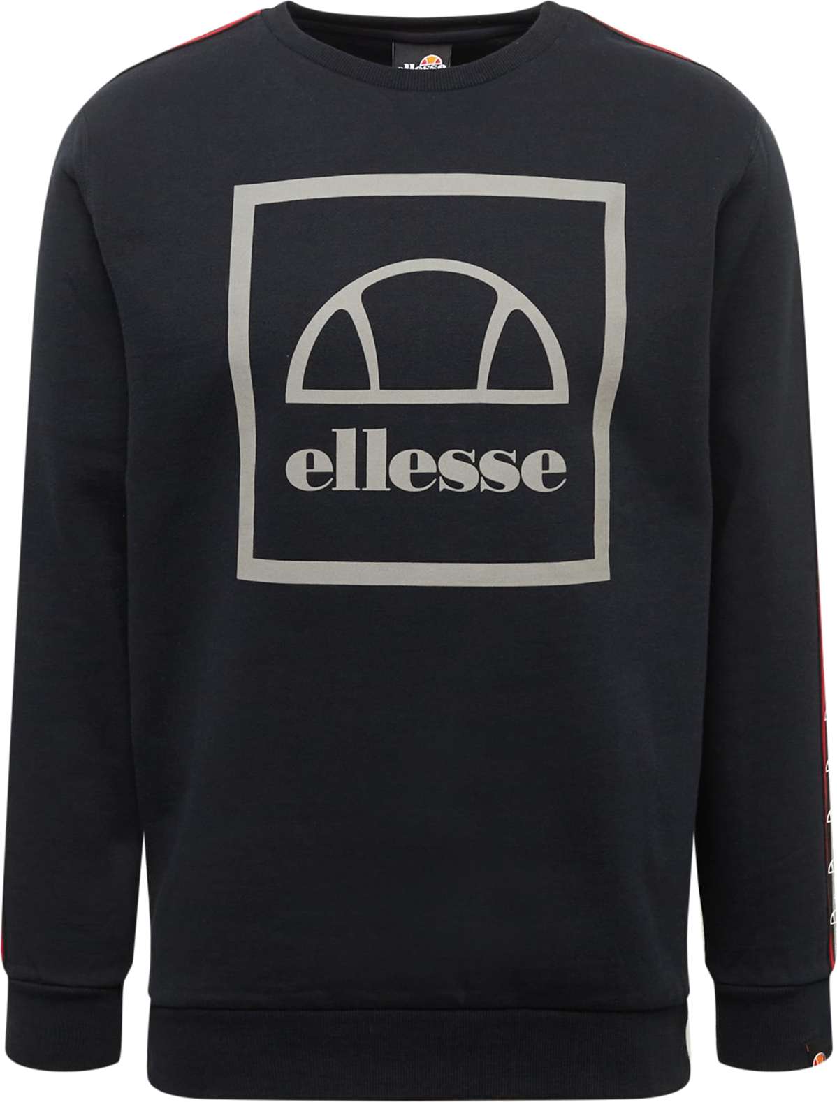 ELLESSE Mikina 'Ellena' šedá / červená / černá / bílá