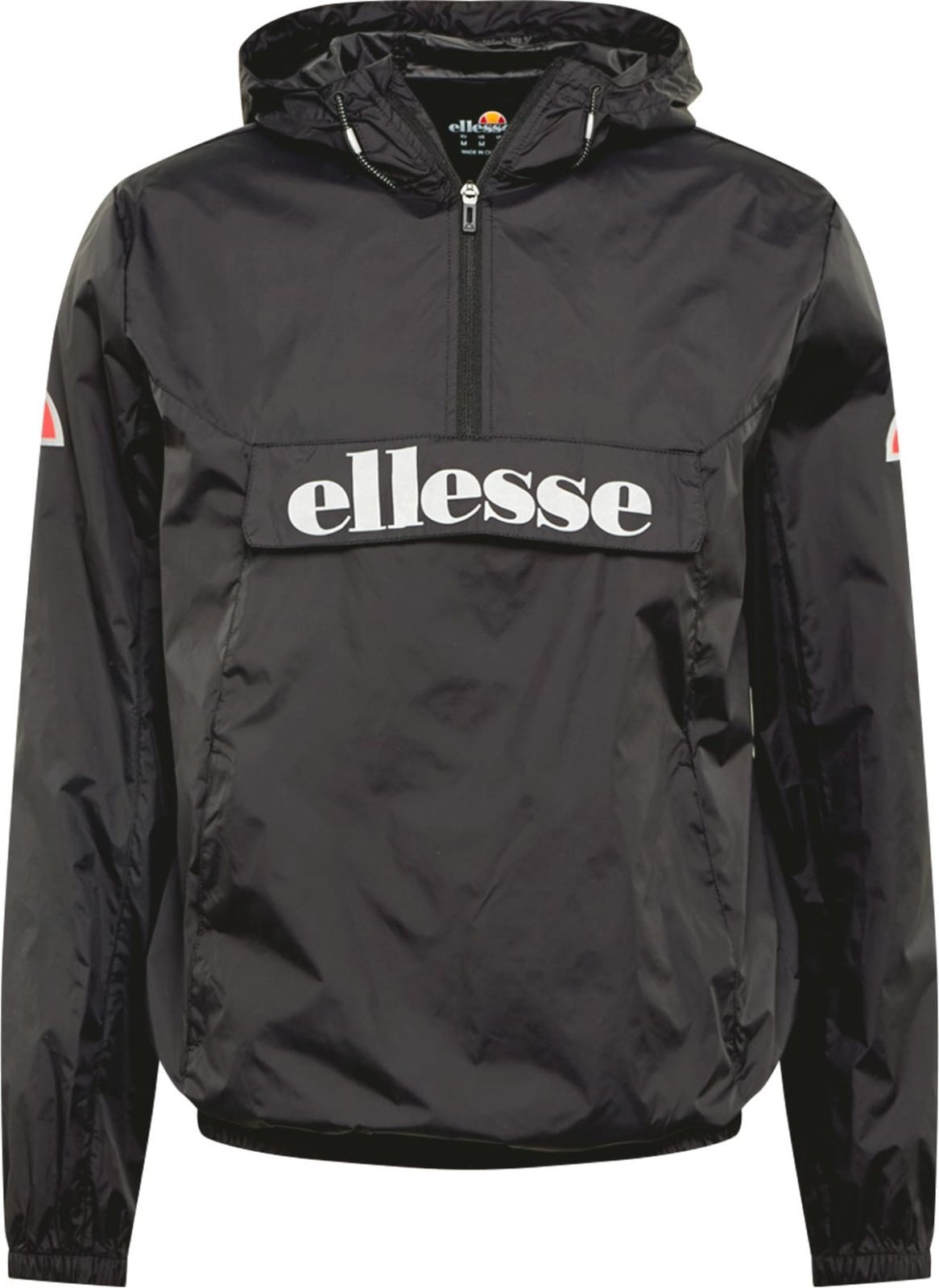 ELLESSE Sportovní bunda 'Acera' světle šedá / červená / černá