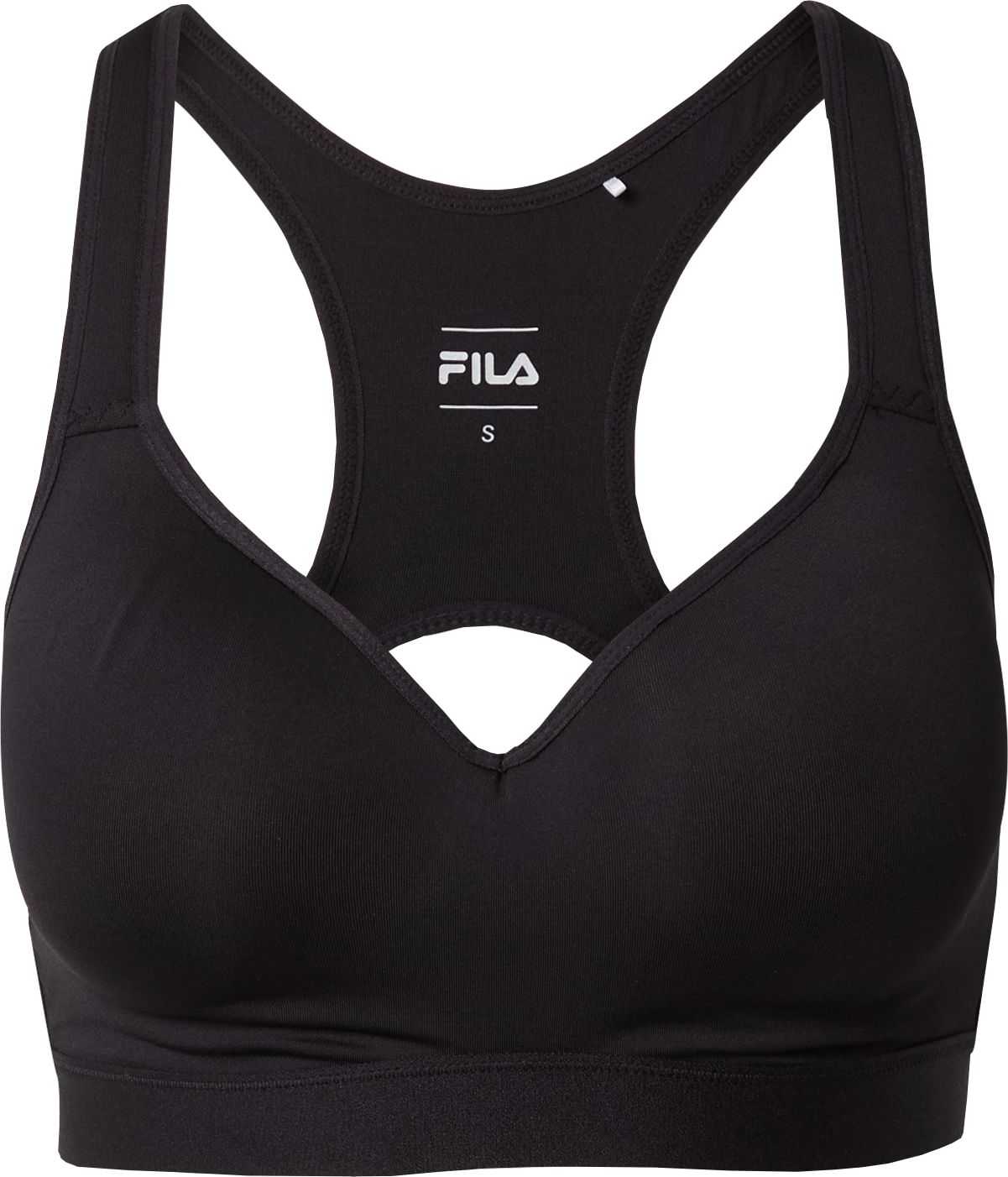 FILA Sportovní podprsenka 'REUT' černá / bílá