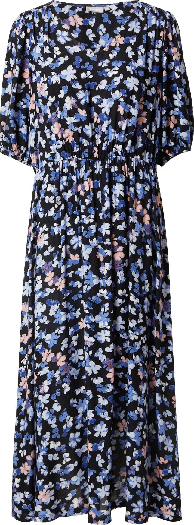 Fransa Letní šaty 'Ava' nebeská modř / pastelová modrá / růže / černá