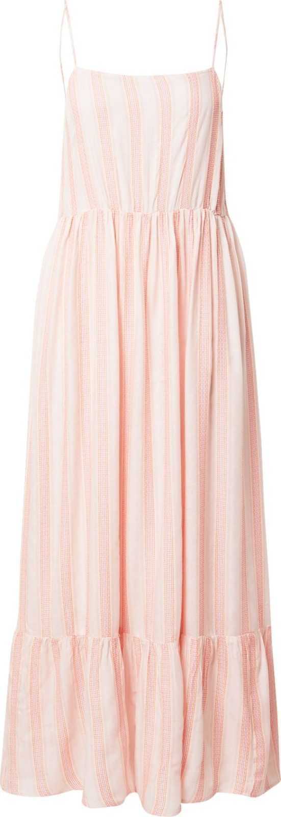 FRNCH PARIS Letní šaty 'Maissane' béžová / fialová / pastelově růžová / offwhite