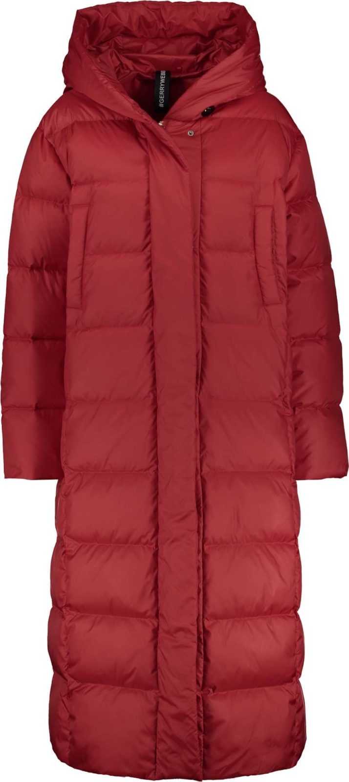 GERRY WEBER Zimní kabát ohnivá červená