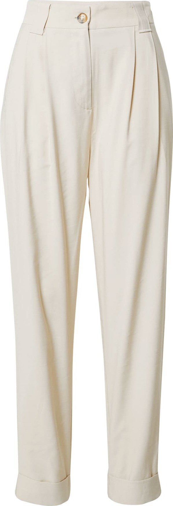 Guido Maria Kretschmer Collection Kalhoty s puky 'Maike' béžová