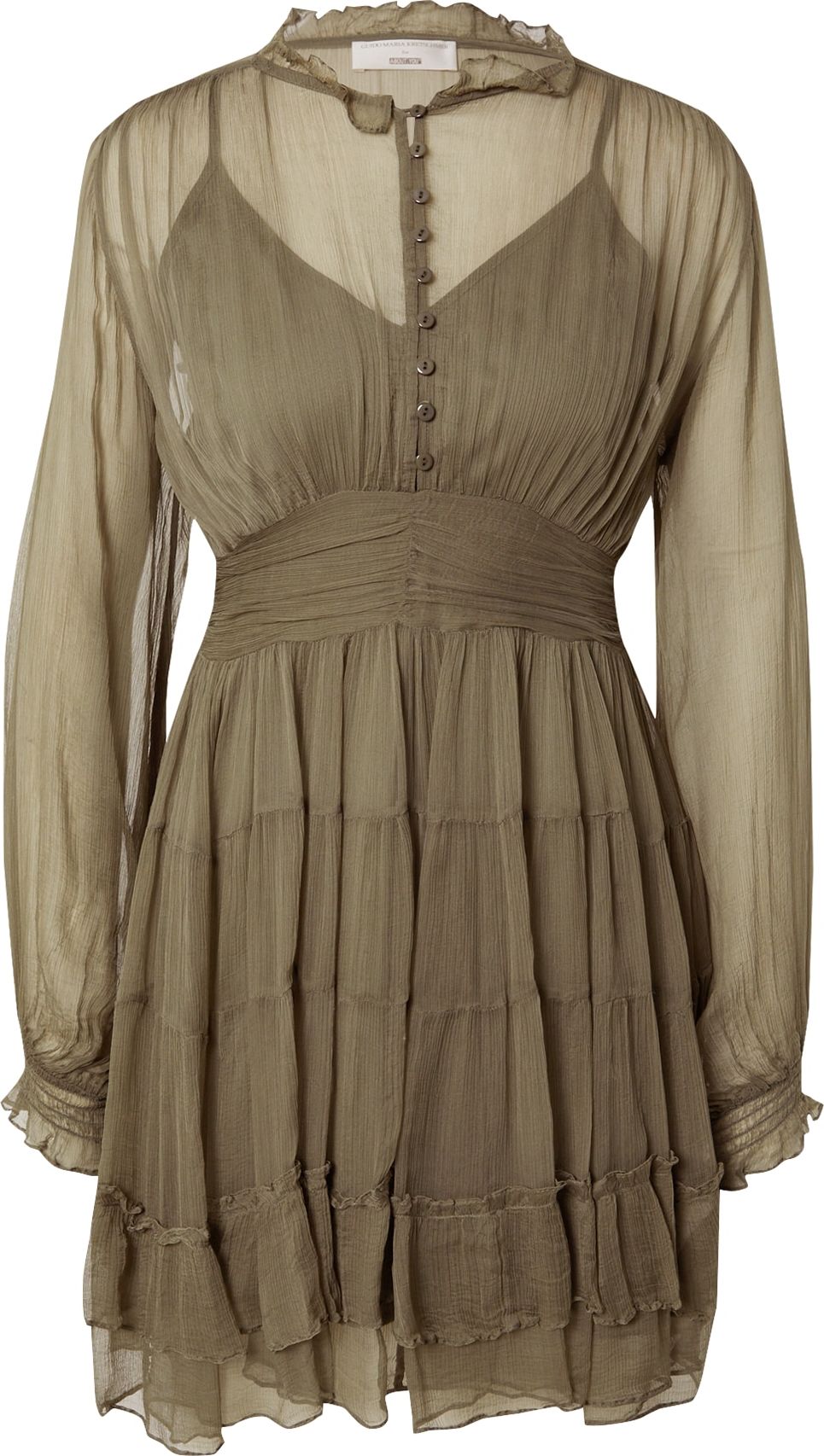 Guido Maria Kretschmer Collection Košilové šaty 'Liv' olivová