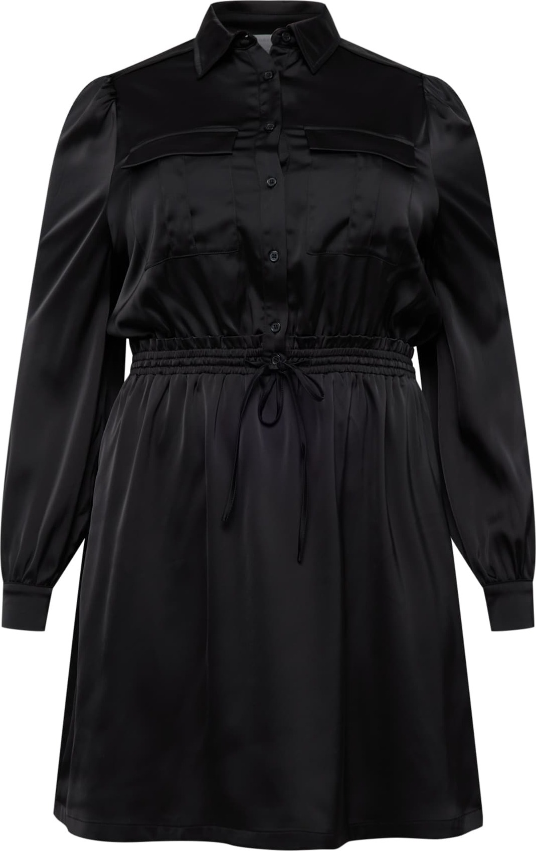 Guido Maria Kretschmer Curvy Collection Košilové šaty 'Josefin' černá