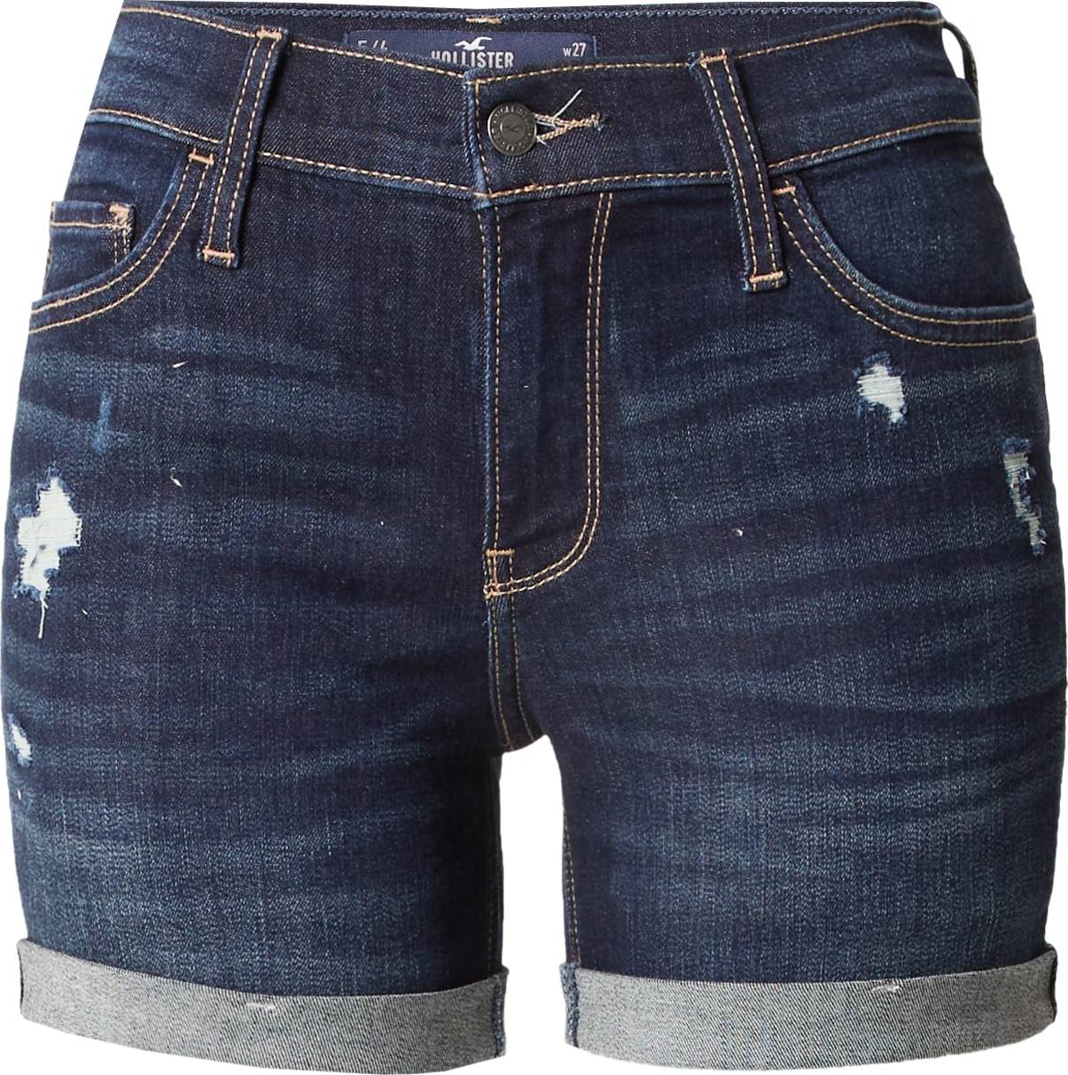 HOLLISTER Džíny tmavě modrá