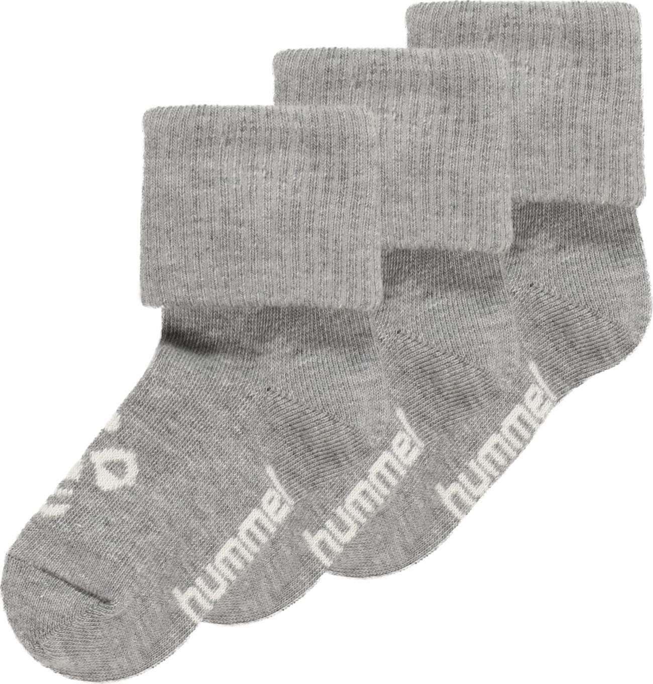 Hummel Ponožky 'Sora' šedý melír / bílá