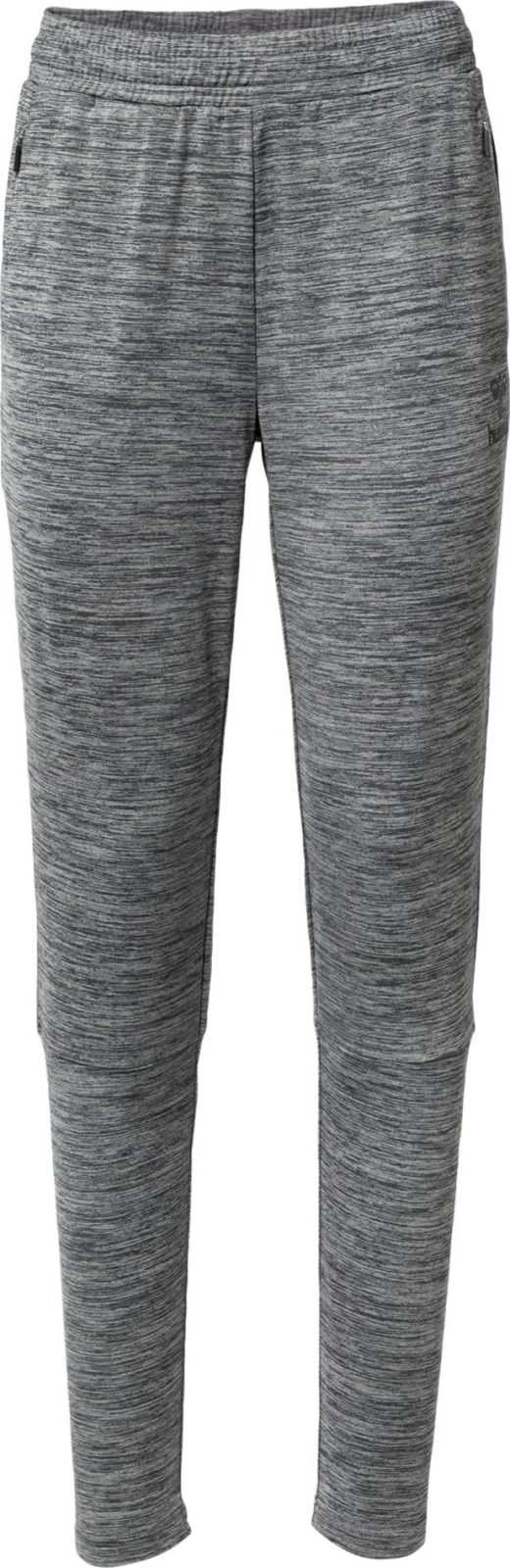 Hummel Sportovní kalhoty 'Selby' šedý melír / černá