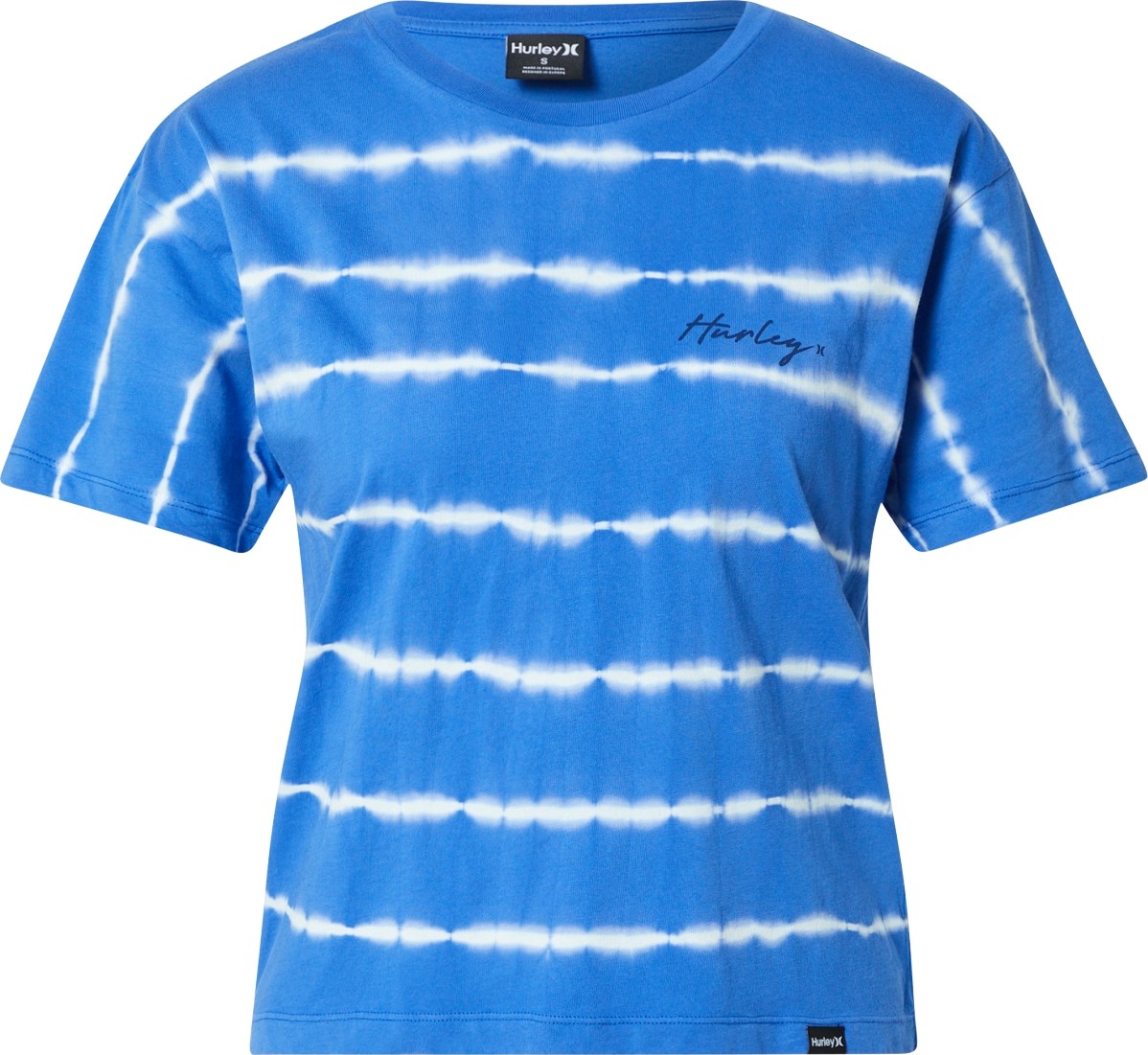 Hurley Funkční tričko 'OCEANCARE' modrá / bílá