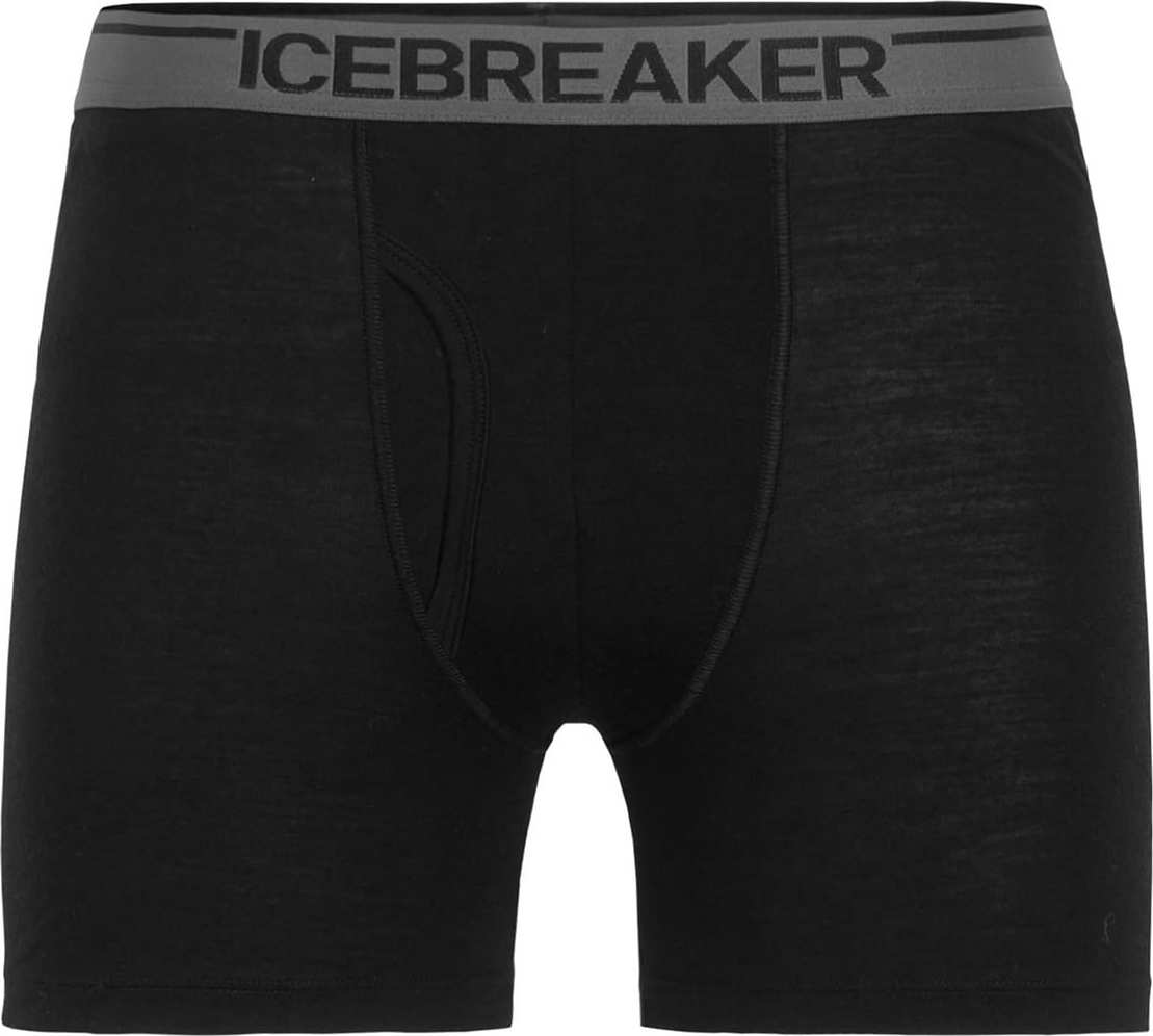 ICEBREAKER Boxerky 'Anatomica' černá