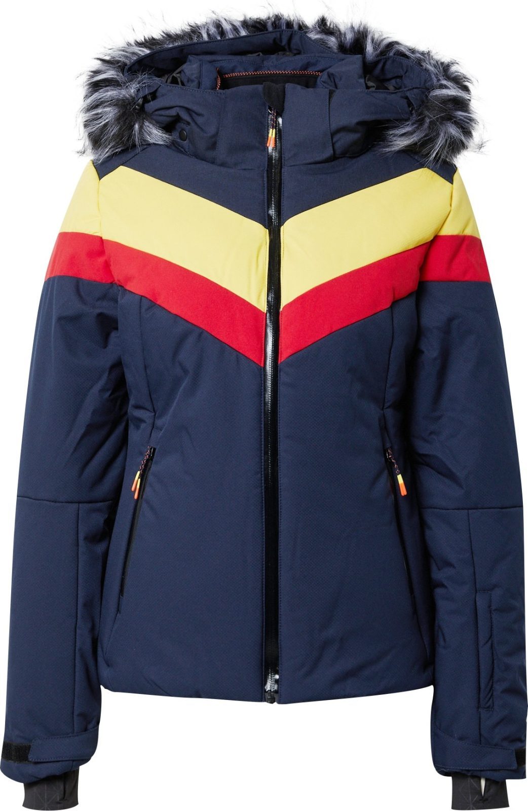 ICEPEAK Sportovní bunda 'ELECTRA' marine modrá / žlutá / červená / černá