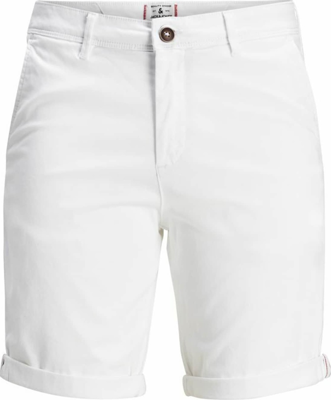 JACK & JONES Chino kalhoty bílá