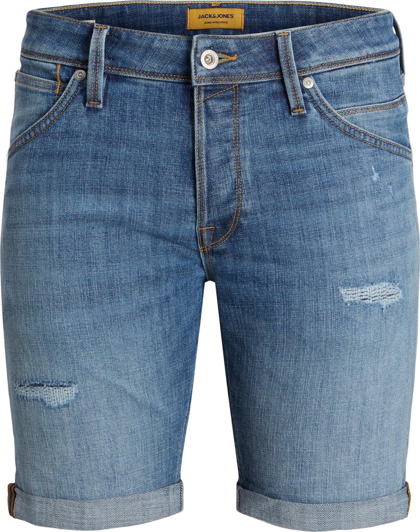 JACK & JONES Džíny 'Rick' modrá džínovina