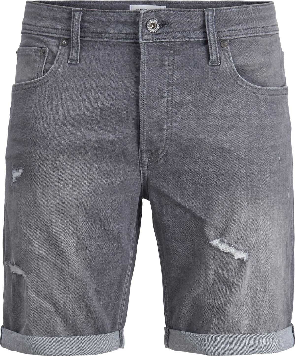 JACK & JONES Džíny 'RICK' šedá džínová
