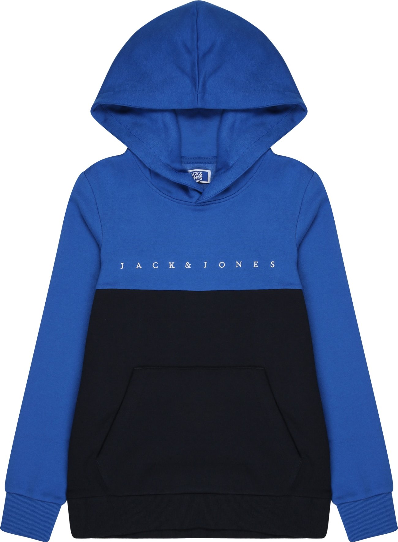 Jack & Jones Junior Mikina námořnická modř / safírová / bílá