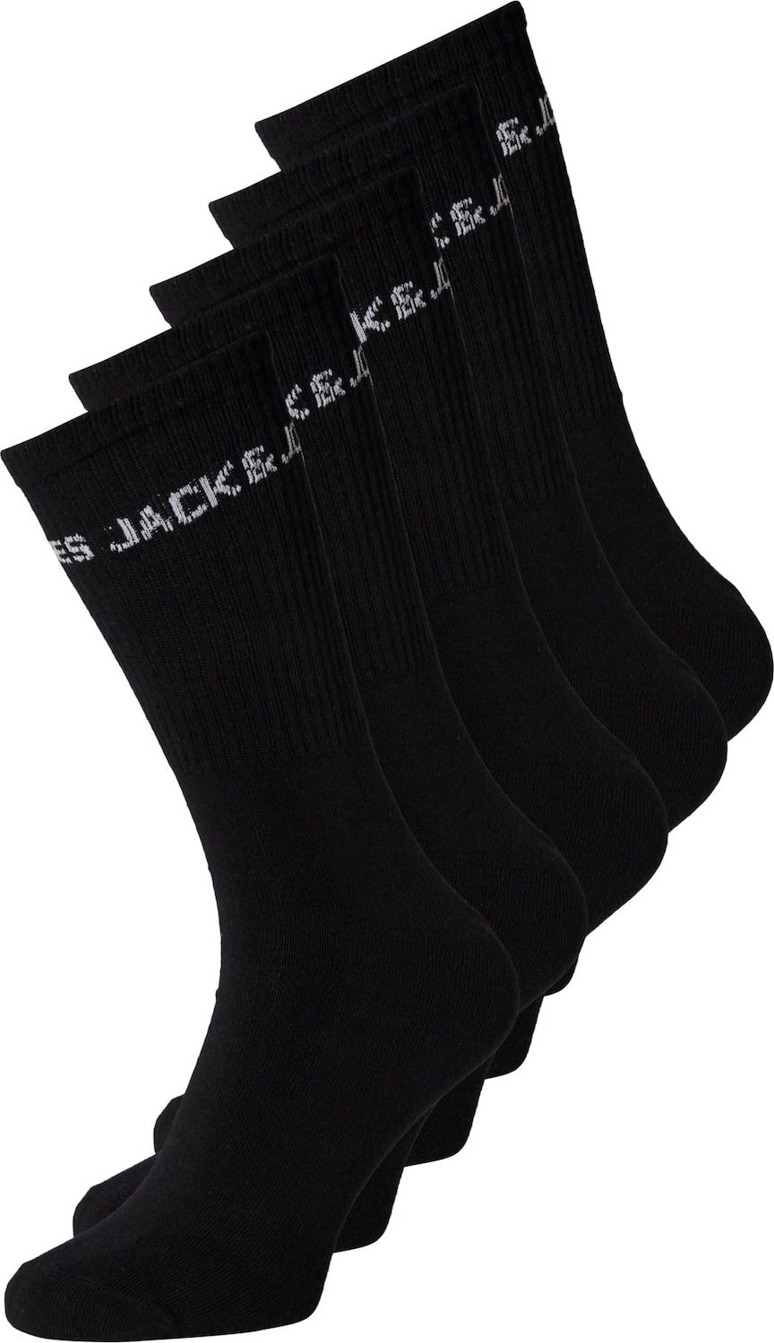 Jack & Jones Junior Ponožky černá / bílá