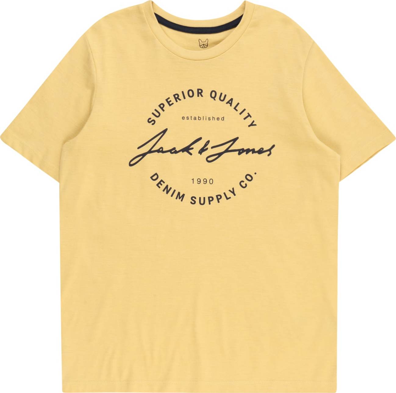 Jack & Jones Junior Tričko 'Ace' žlutá / černá