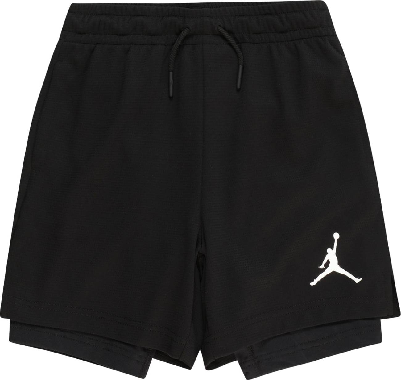 Jordan Sportovní kalhoty černá / bílá