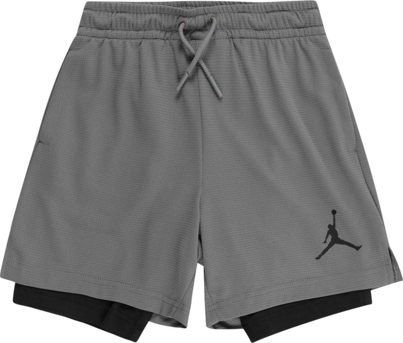 Jordan Sportovní kalhoty šedá / černá
