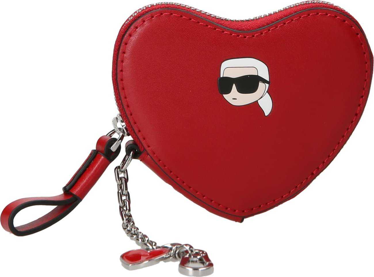 Karl Lagerfeld Peněženka 'Valentine Heart' béžová / červená / černá / bílá