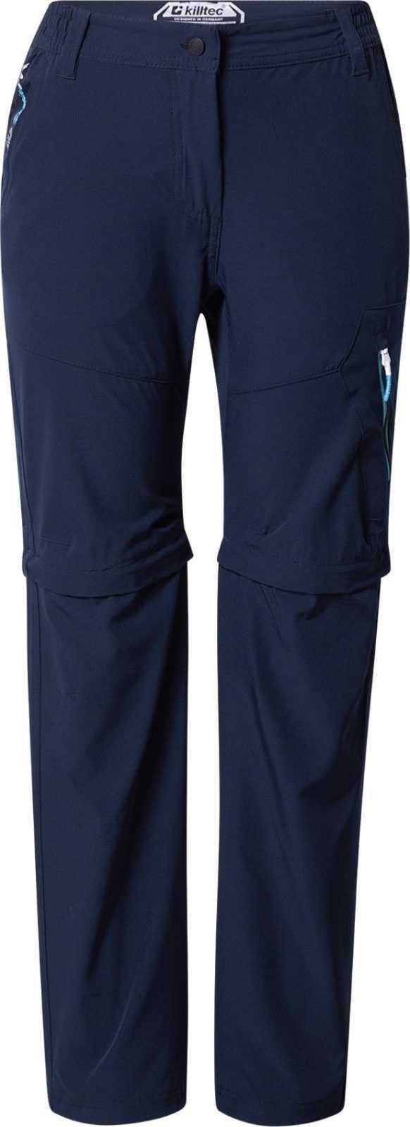 KILLTEC Outdoorové kalhoty námořnická modř / světlemodrá