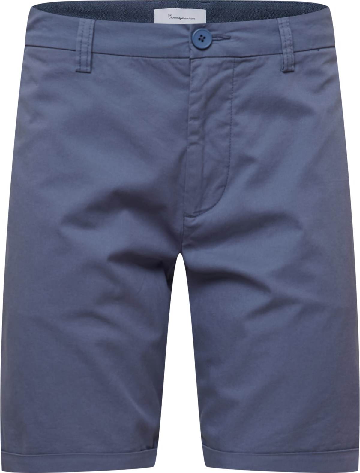 KnowledgeCotton Apparel Chino kalhoty modrá