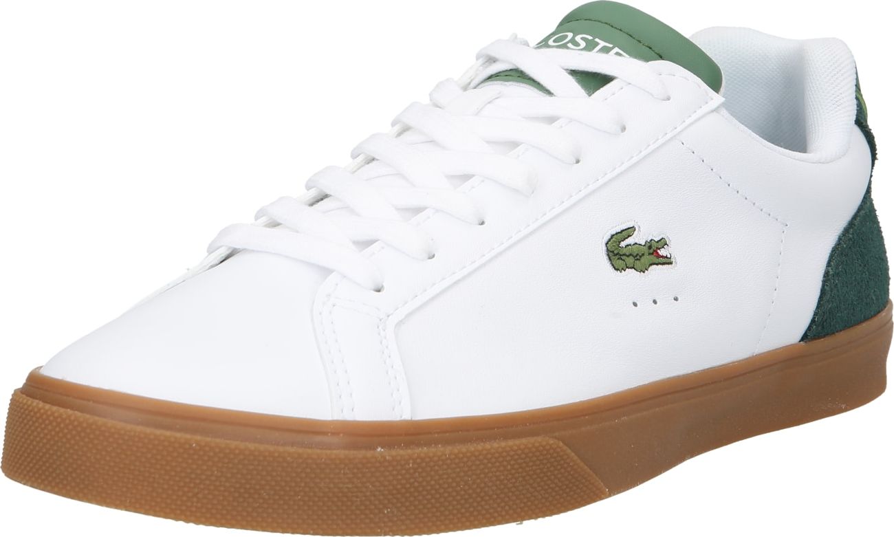 LACOSTE Tenisky 'LEROND' trávově zelená / bílá