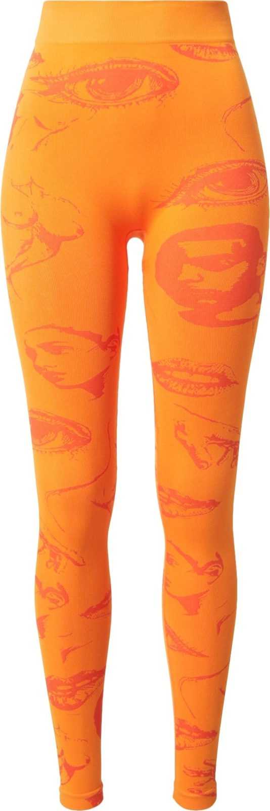Lapp the Brand Sportovní kalhoty mandarinkoná / svítivě oranžová