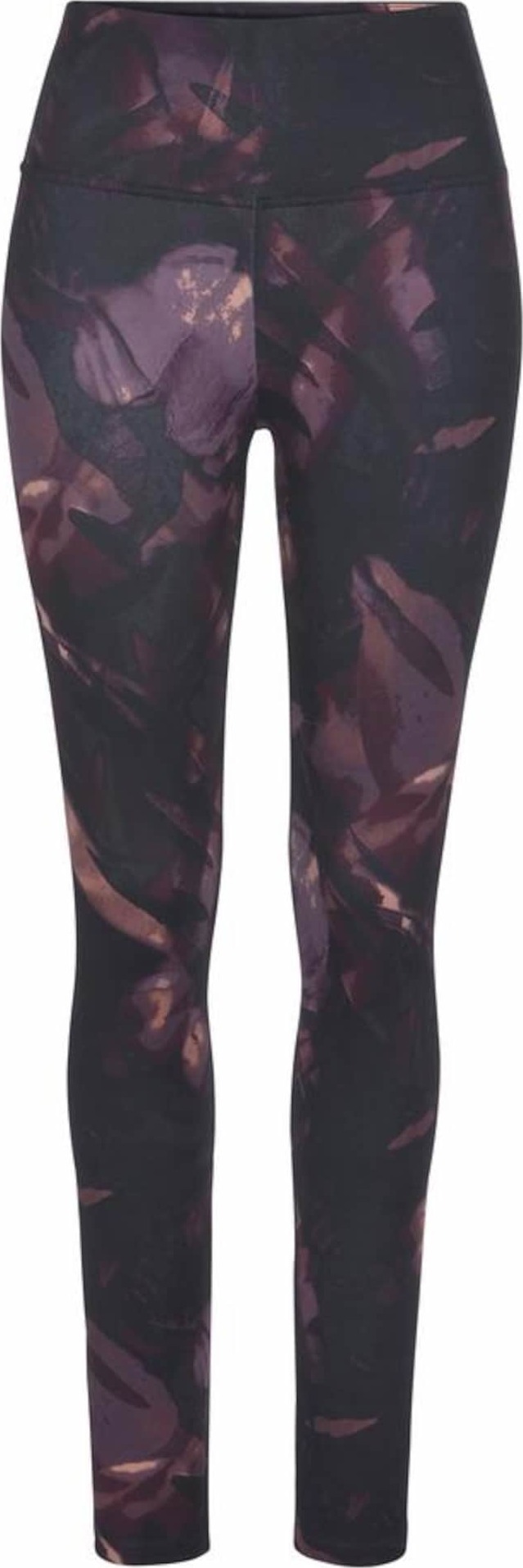 LASCANA ACTIVE Sportovní kalhoty fialová / růžová / černá