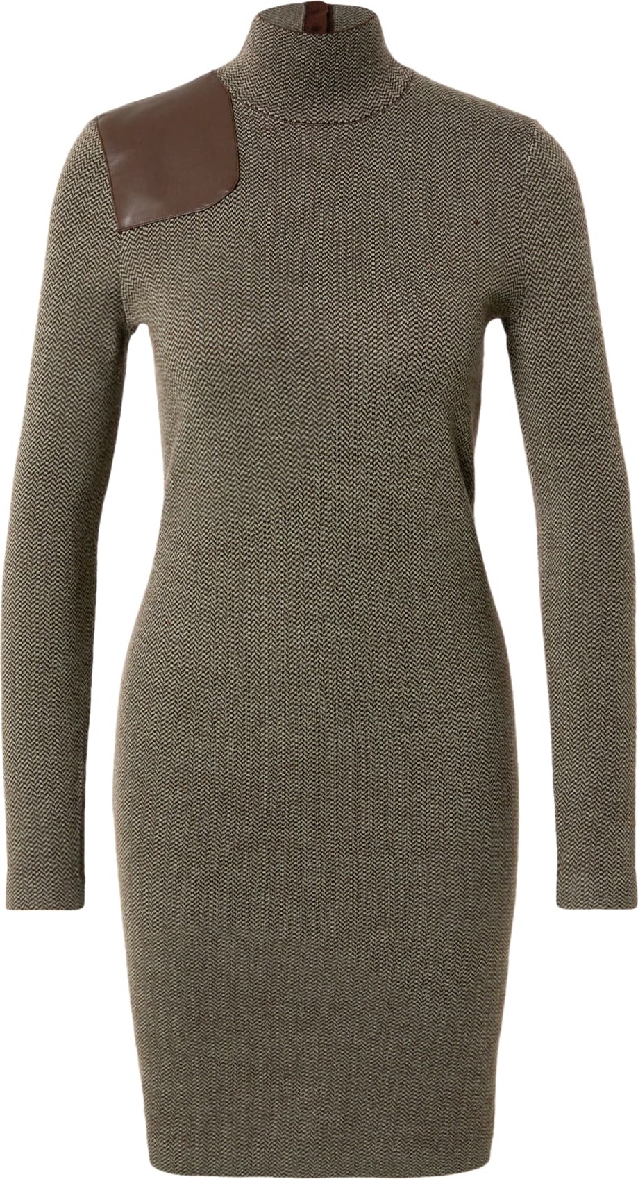 Lauren Ralph Lauren Šaty 'GIANPAOLO' béžová / hnědá / khaki