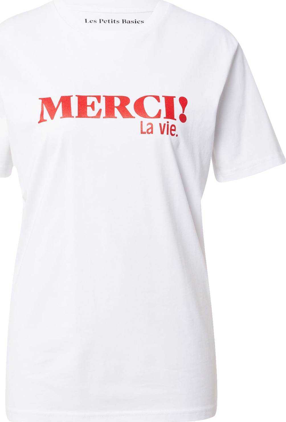 Les Petits Basics Tričko červená / bílá