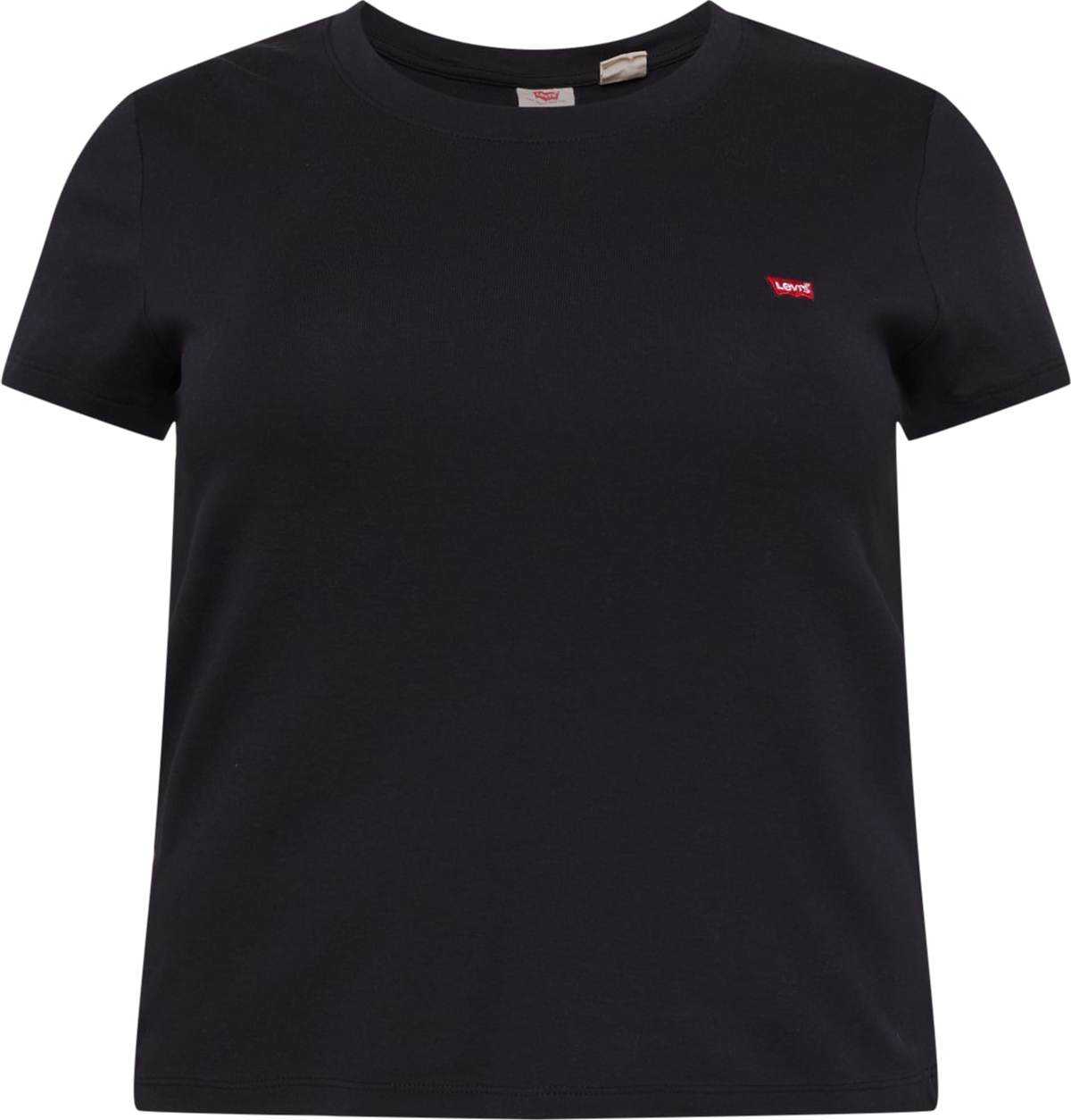 Levi's® Plus Tričko 'PL SS BABY TEE BLACKS' červená / černá / bílá