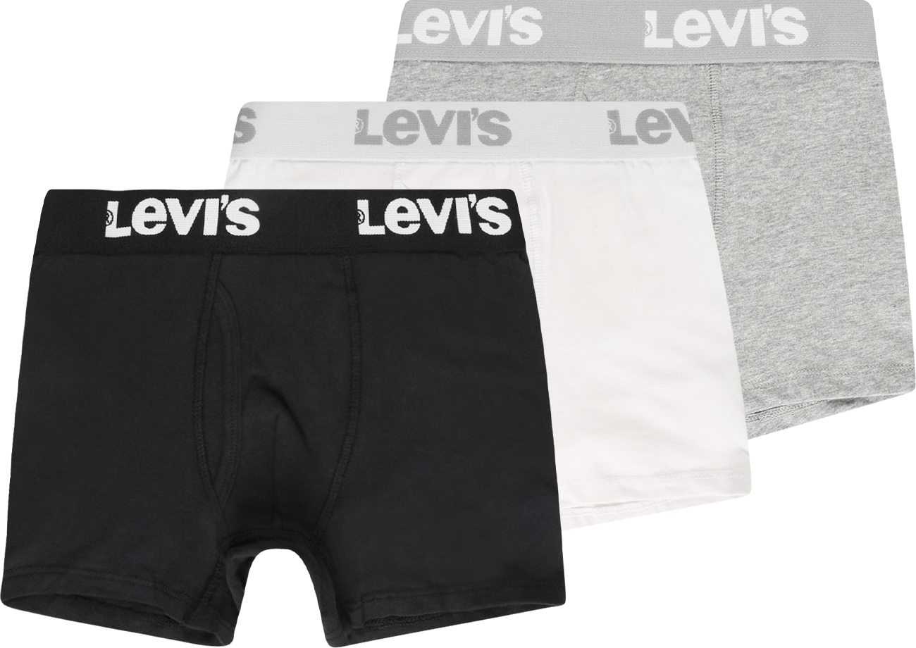 LEVI'S Spodní prádlo šedá / šedý melír / černá / bílá