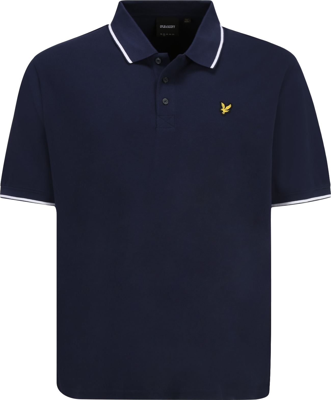 Lyle & Scott Big&Tall Tričko námořnická modř / zlatě žlutá / černá / bílá