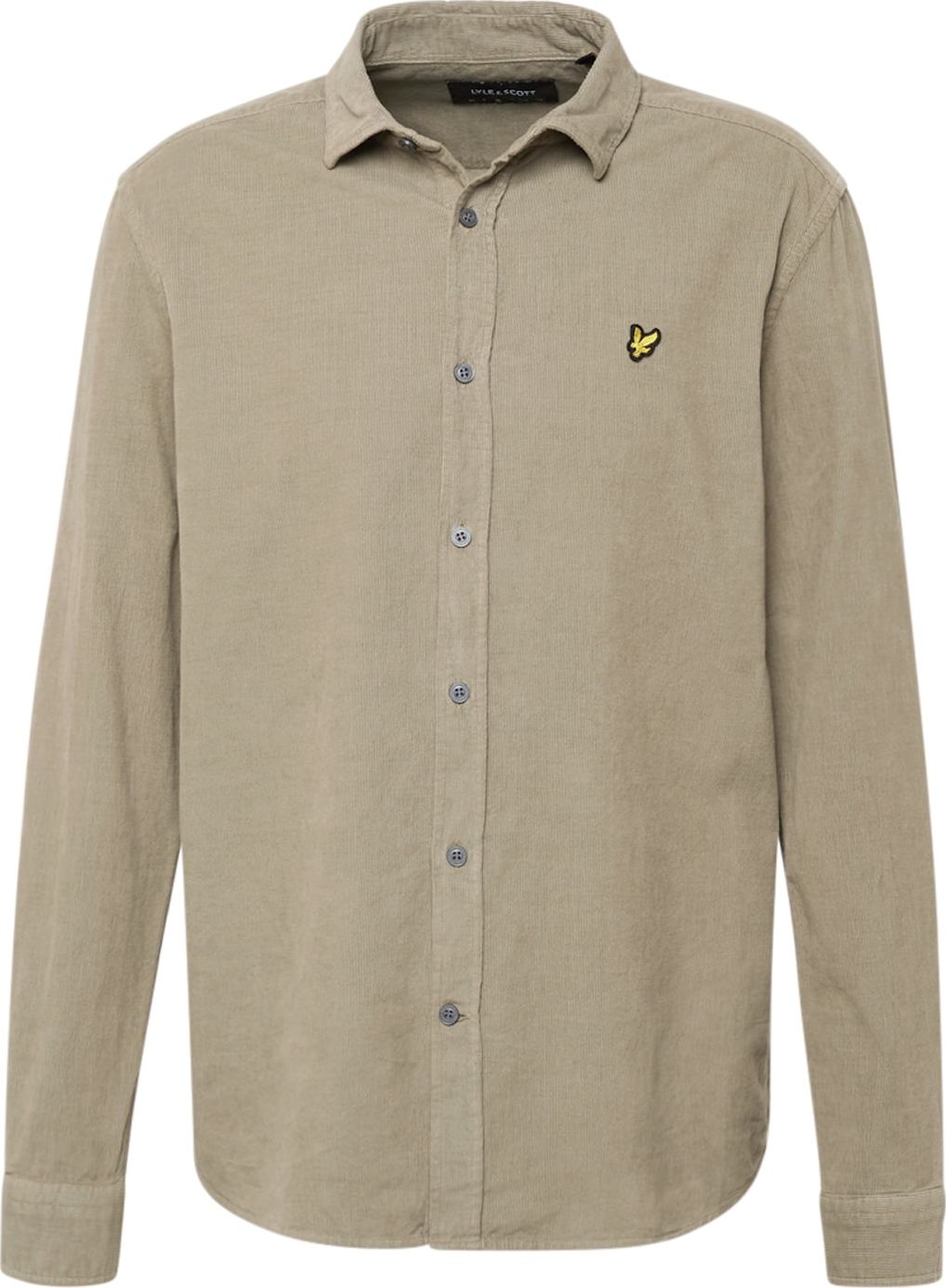 Lyle & Scott Košile žlutá / khaki