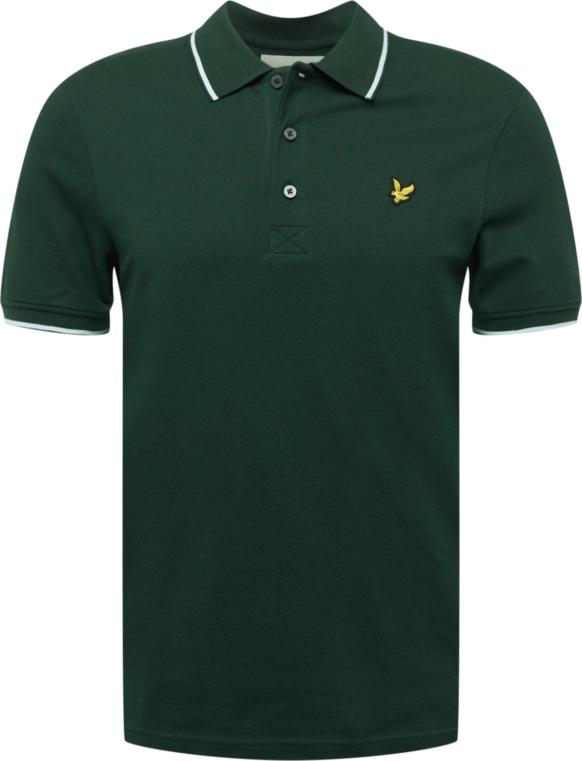 Lyle & Scott Tričko žlutá / tmavě zelená / černá / bílá