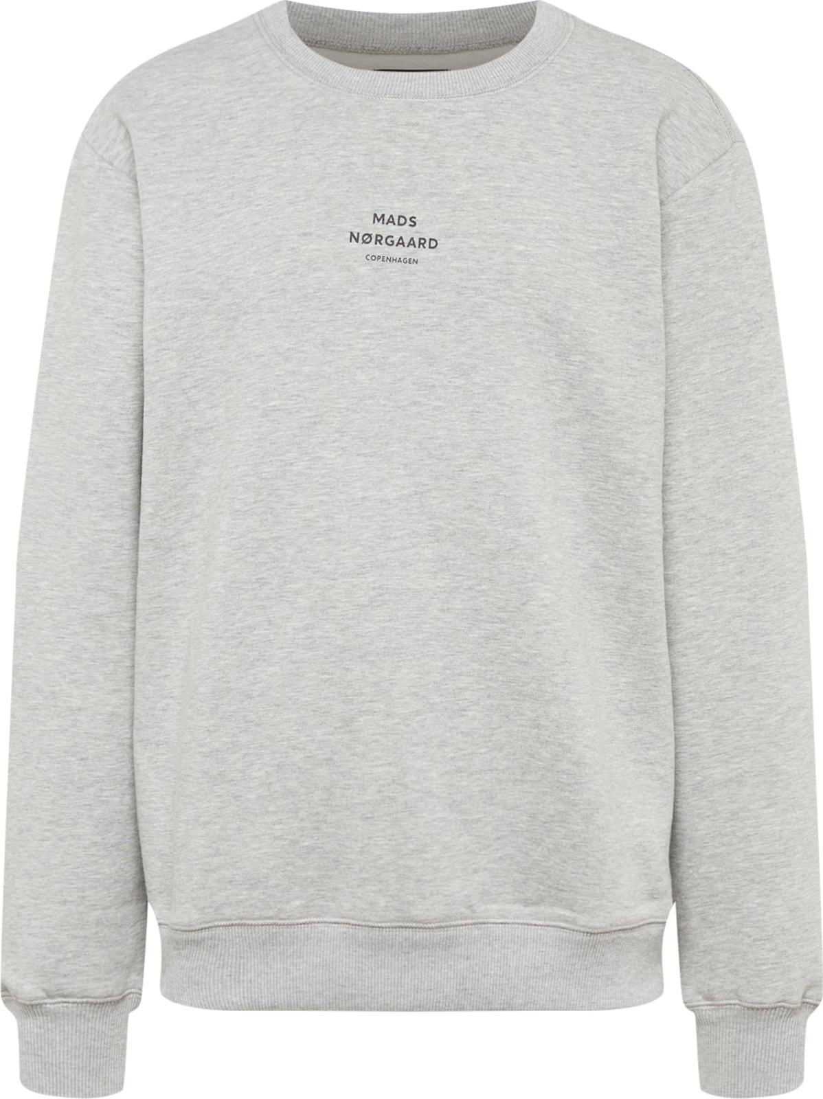 MADS NORGAARD COPENHAGEN Mikina světle šedá / černá