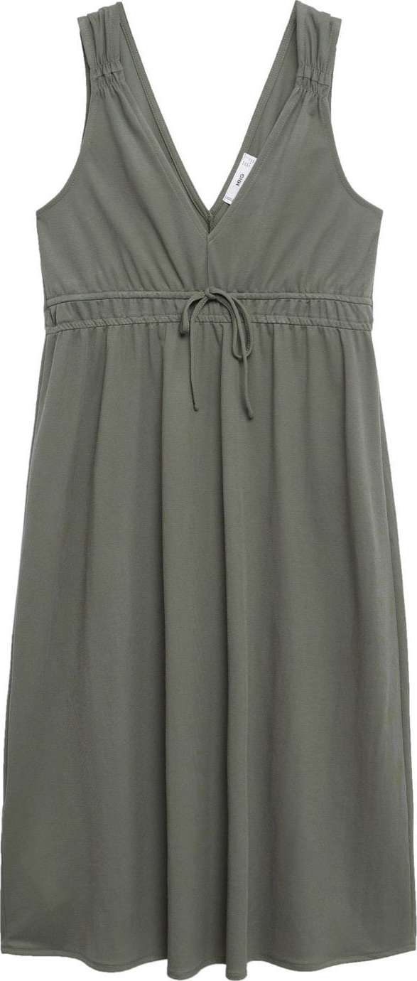 MANGO Letní šaty 'Domenico' khaki