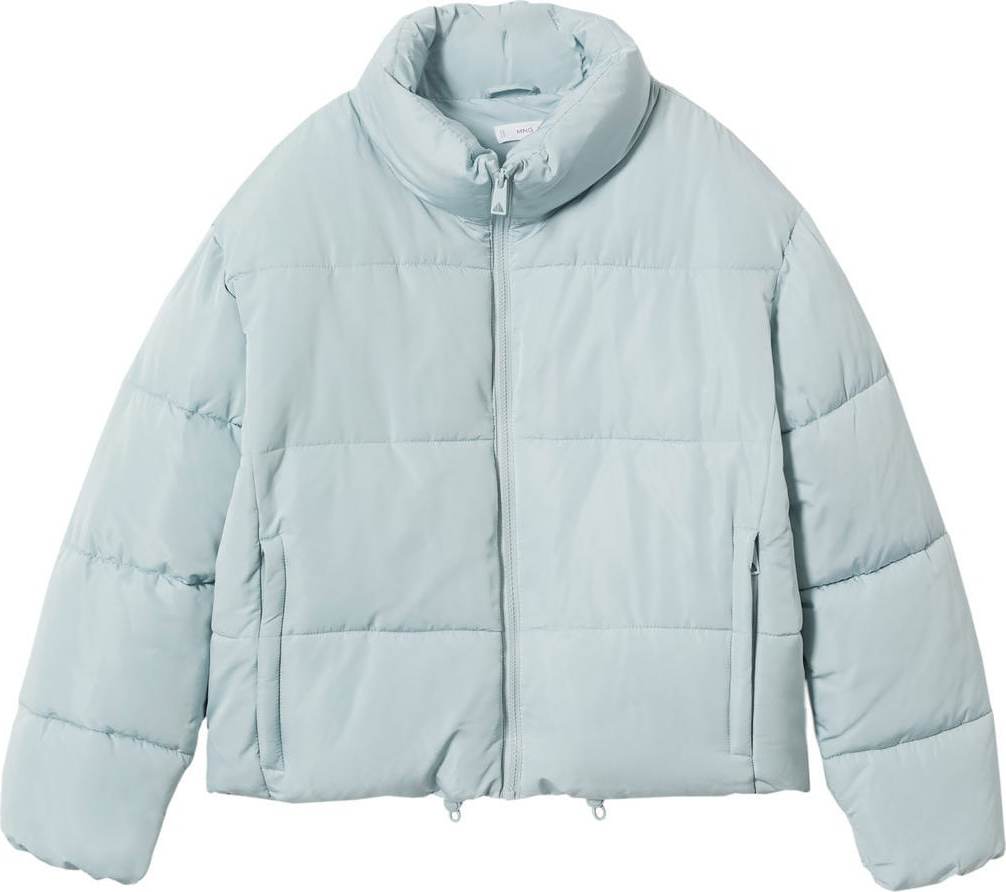 MANGO TEEN Zimní bunda 'Charlie' světlemodrá