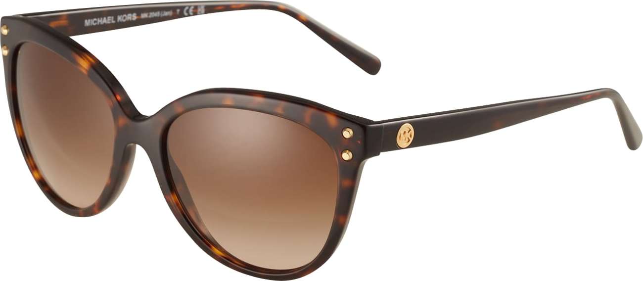 Michael Kors Sluneční brýle 'JAN' hnědá / okrová