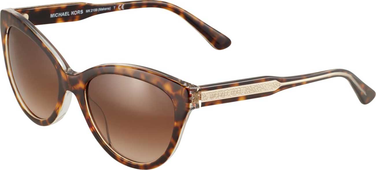 Michael Kors Sluneční brýle karamelová / tmavě hnědá / zlatá