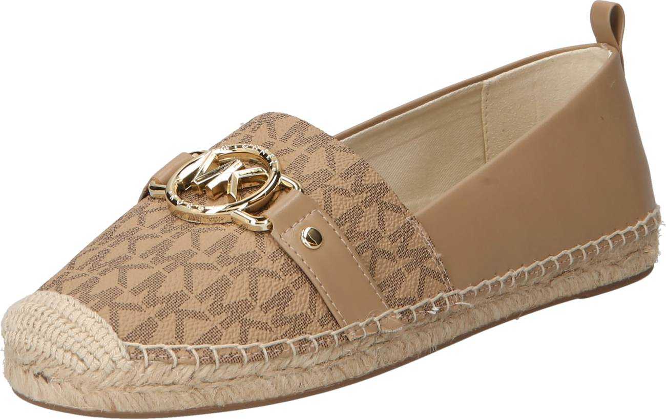 MICHAEL Michael Kors Espadrilky 'RORY' písková / tmavě hnědá